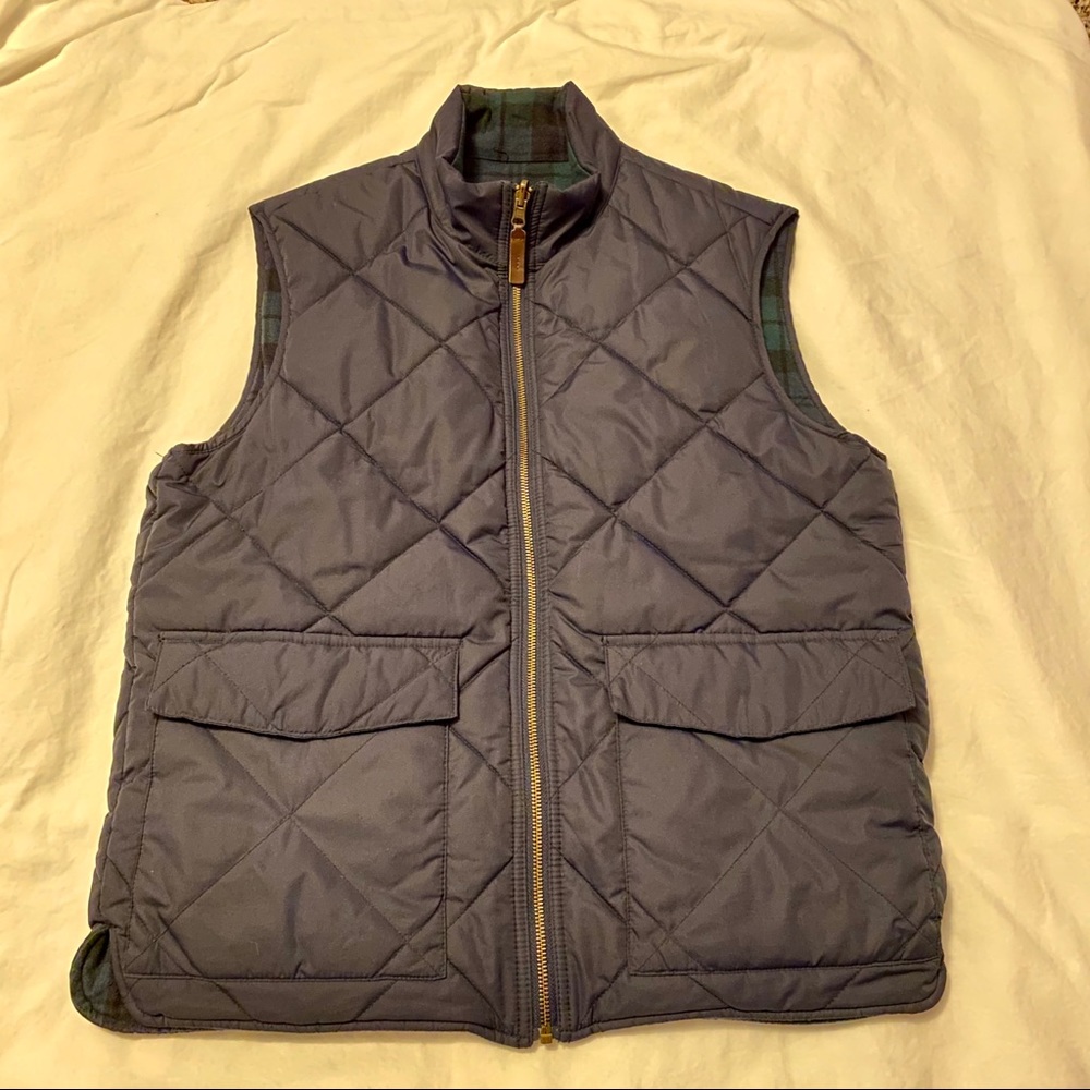 Men’s Reversible J.Crew Factory Puffer Vest